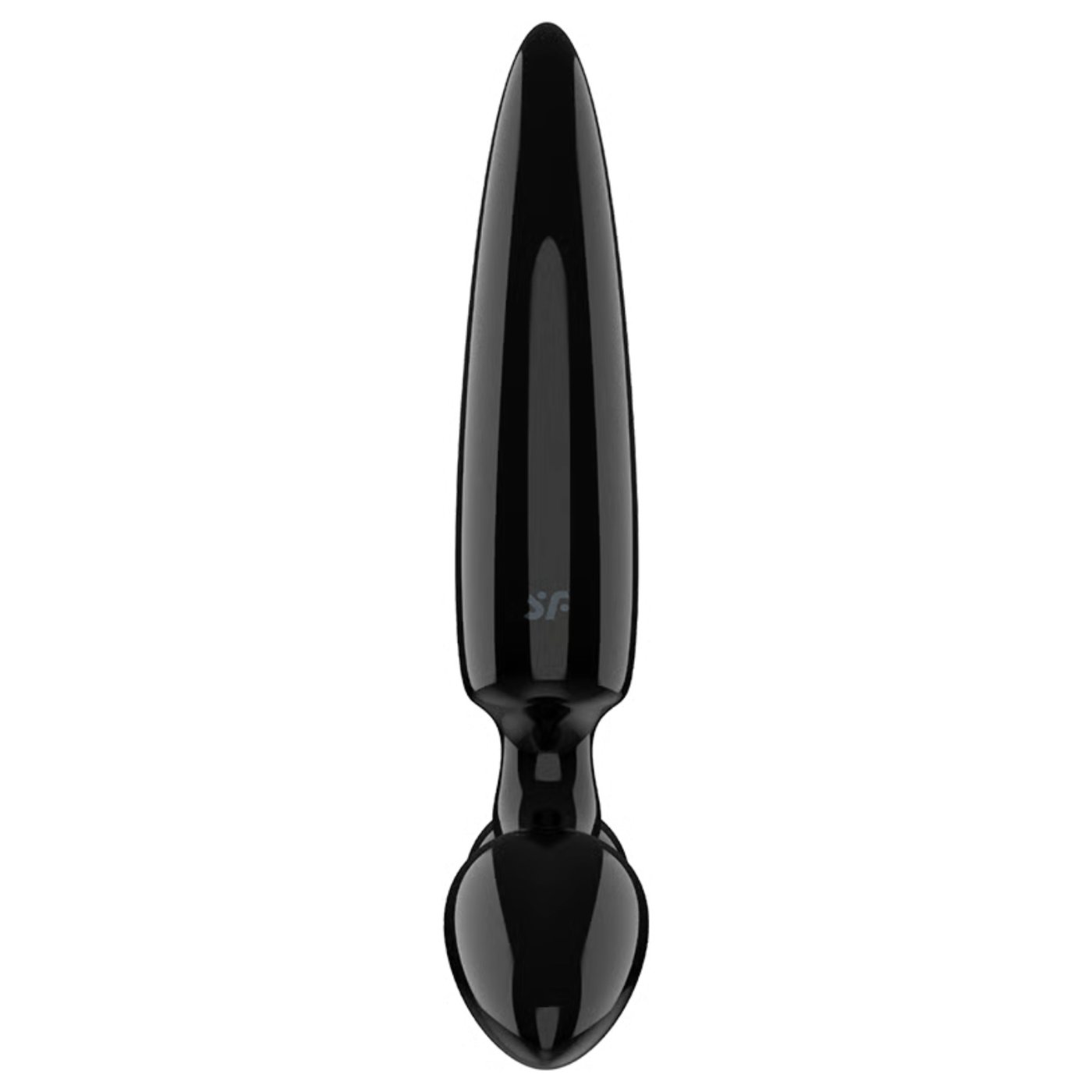 Satisfyer Triple Crystal 1 3-in-1 Glass Dildo 8.3 Inch Black