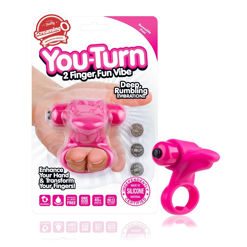 Screaming O You Turn G-Spot Cock Ring Strawberry