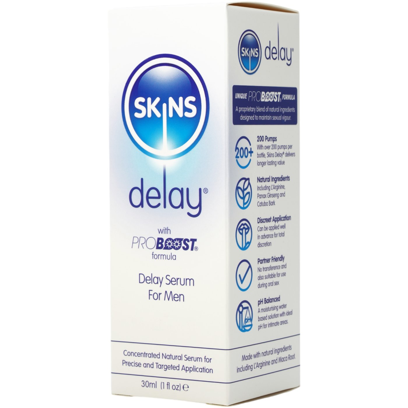 Skins Natural Delay Premature Ejaculation Serum 30ml
