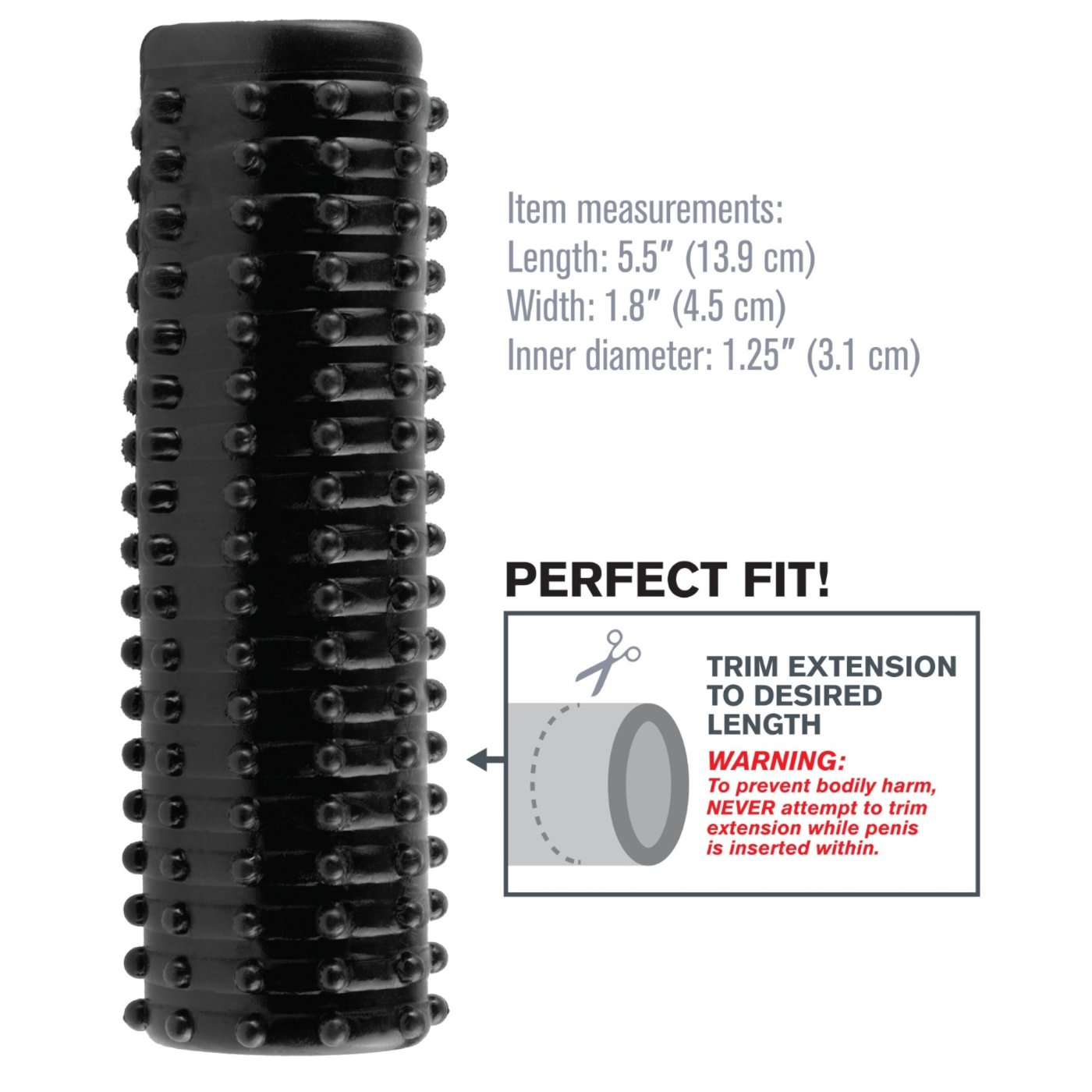 Fantasy X-Tensions Magic Pleasure Textured Penis Sleeve