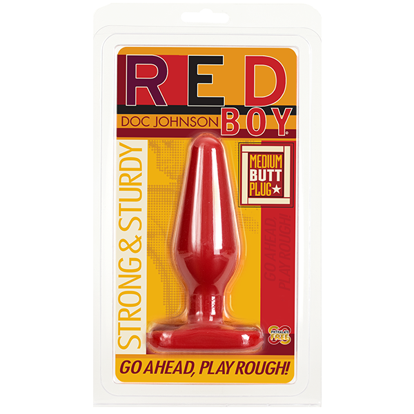 Doc Johnson Red Boy Butt Plug Medium