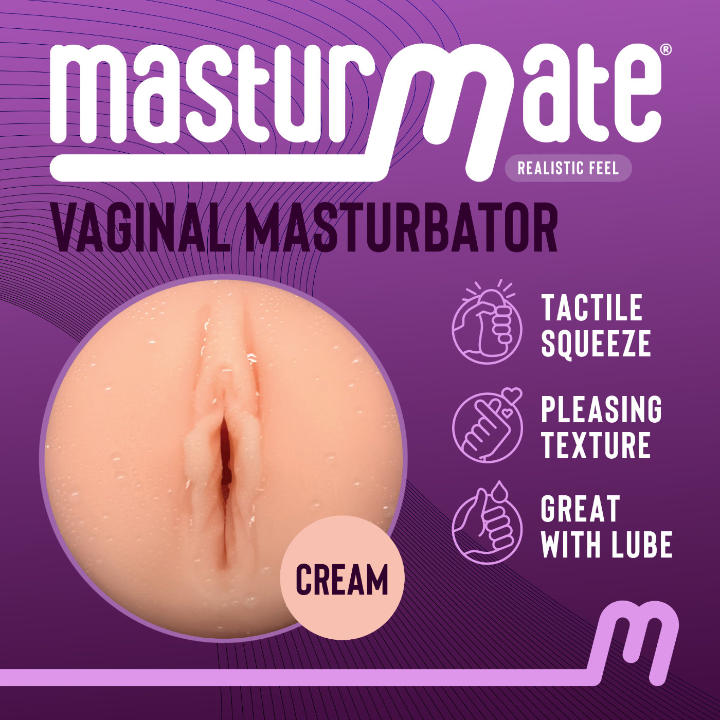 Masturmate Realistic Vagina Masturbator Cream