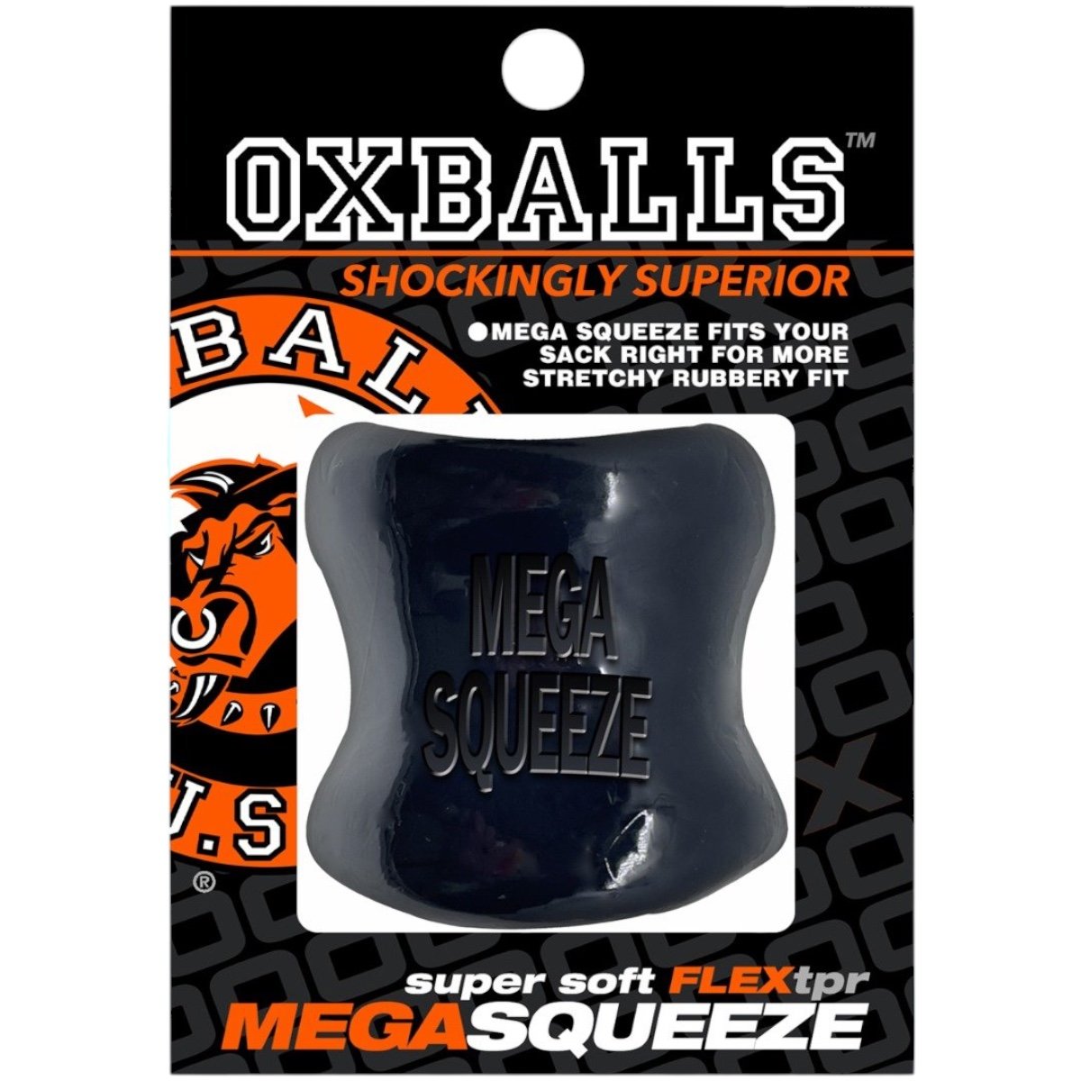 Oxballs MEGA SQUEEZE Ergofit Ball Stretcher Black