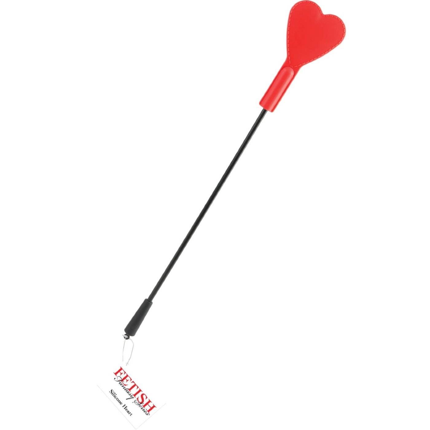 Fetish Fantasy Series Silicone Heart Riding Crop 28 Inch