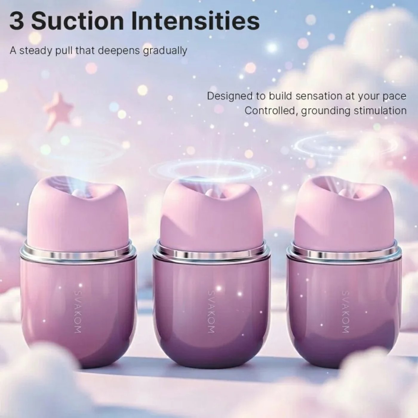 Svakom Klitty App Controlled Licking Clit Stimulator with Suction