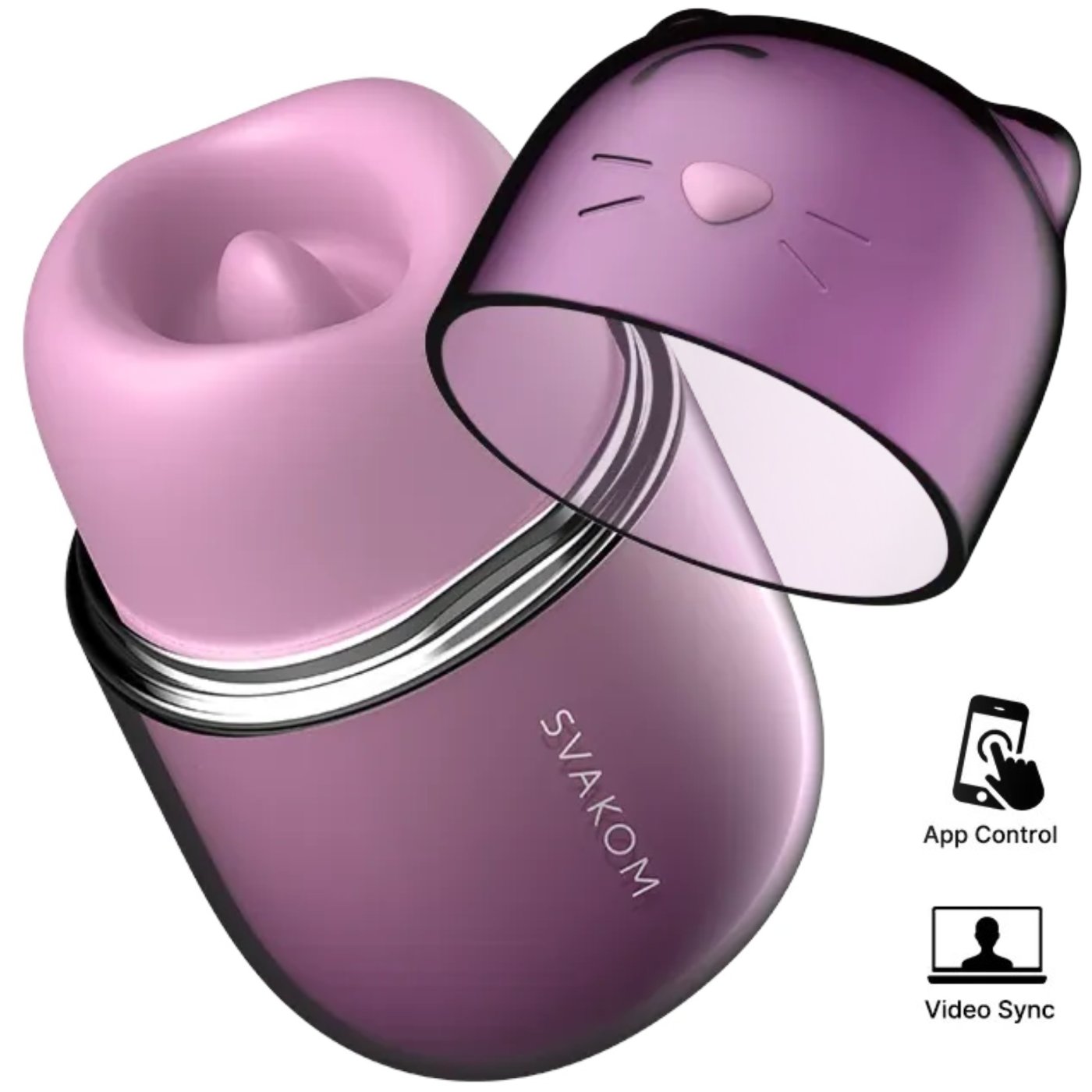 Svakom Klitty App Controlled Licking Clit Stimulator with Suction