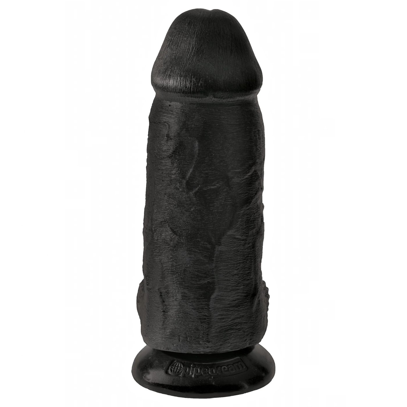 King Cock Chubby 9 Inch Thick Realistic Dildo with Suction Cup Black