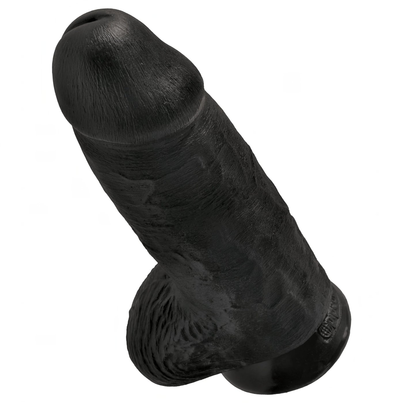 King Cock Chubby 9 Inch Thick Realistic Dildo with Suction Cup Black