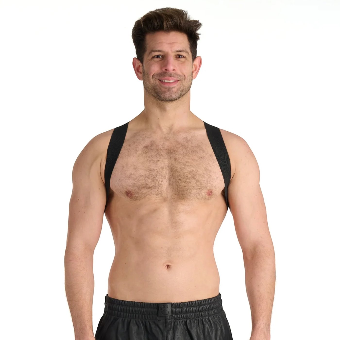 Prowler RED Sports Lite Elastic Chest Harness Black