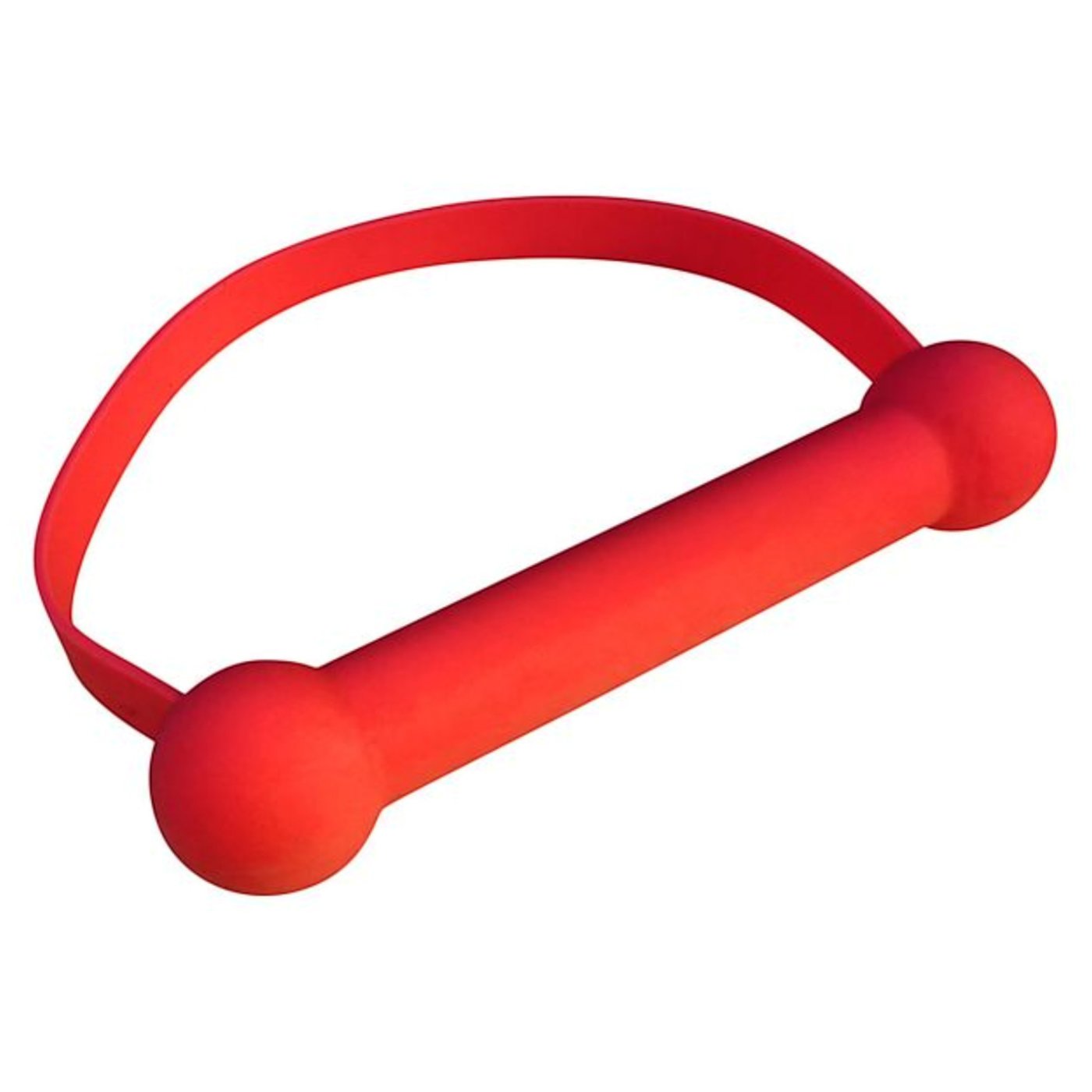Quickie Silicone Mouth Bit Gag Red