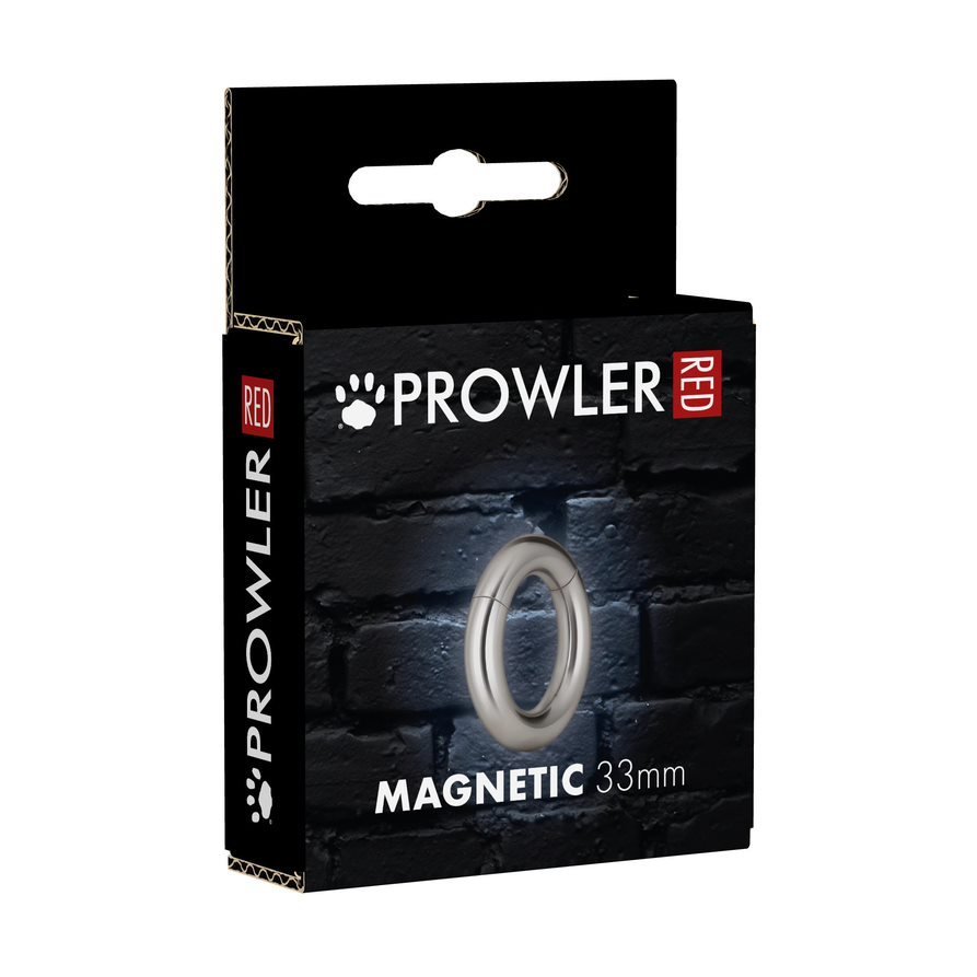 Prowler RED Magnetic Stainless Sleel Cock Ring 33mm 
