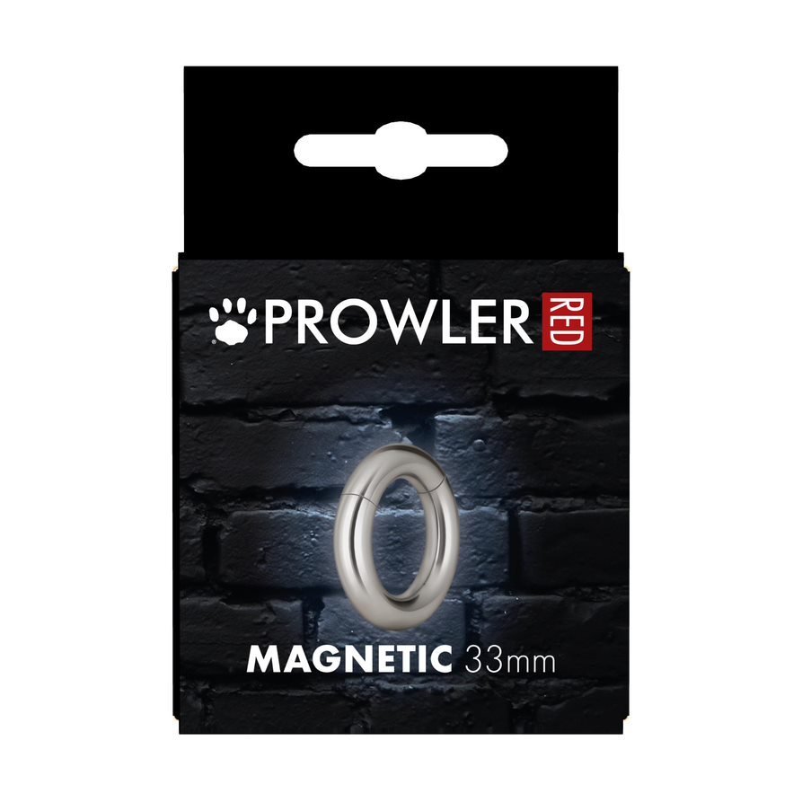 Prowler RED Magnetic Stainless Sleel Cock Ring 33mm 