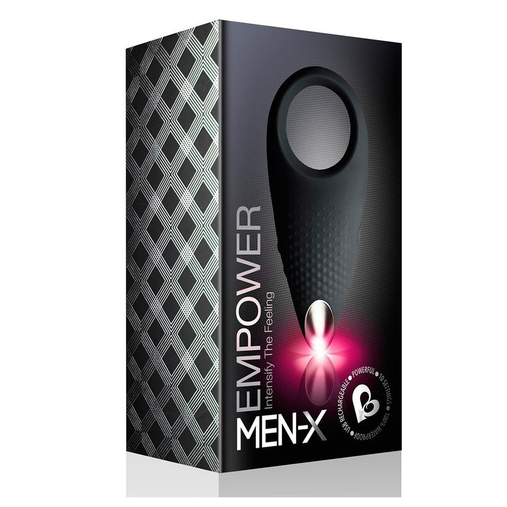 Rocks Off Empower Men-X Cockring Black