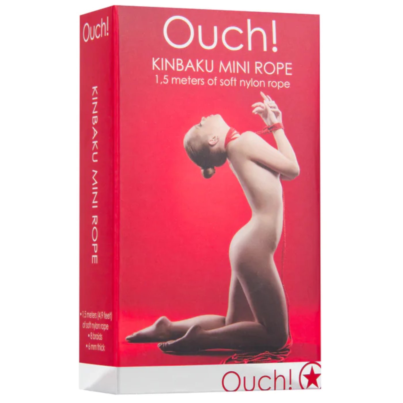 Ouch 1.5 Meters Kinbaku Mini Rope Red