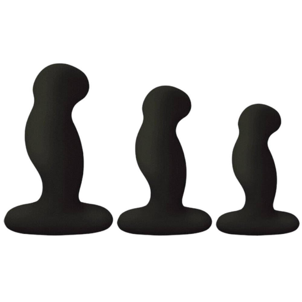 Nexus G Play Trio + Rechargeable Unisex Vibrators Black