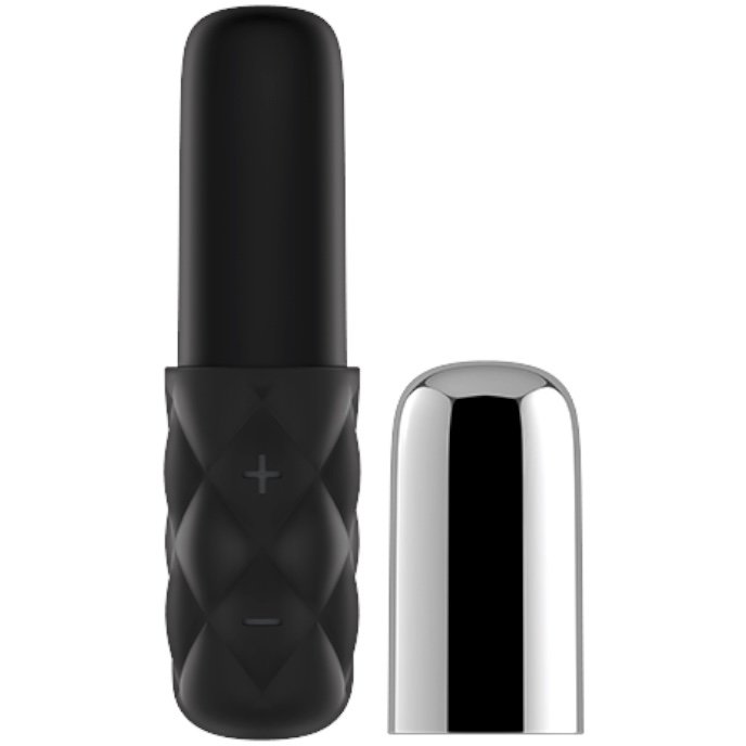 Satisfyer Mini Sparkling Darling Travel Vibrator Silver