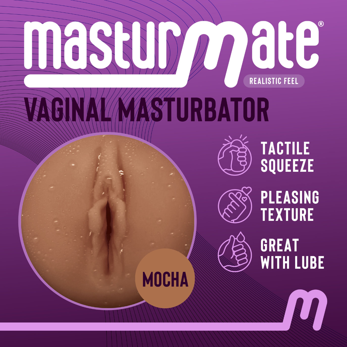 Masturmate Realistic Vagina Masturbator Mocha