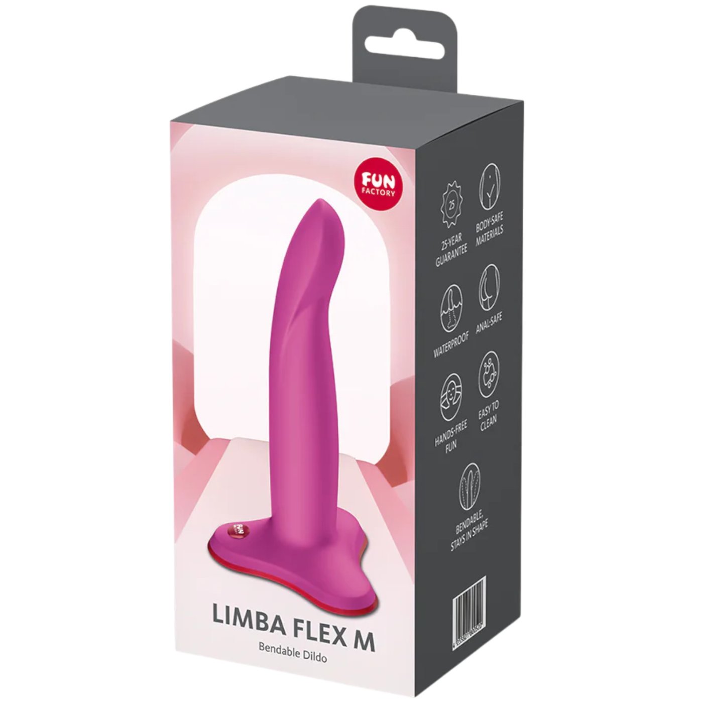 Fun Factory Limba Flex M Silicone Bendable Dildo 7 Inch