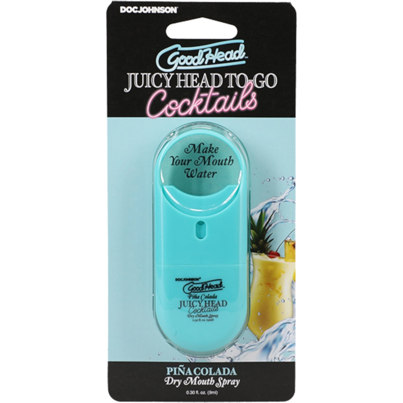 GoodHead Juicy Head To-Go Cocktails Dry Mouth Spray Piña Colada 9ml