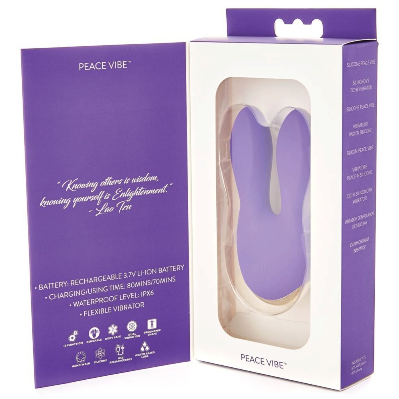 Sportsheets Sincerely Peace Vibe Rechargeable Clitoral Stimulator
