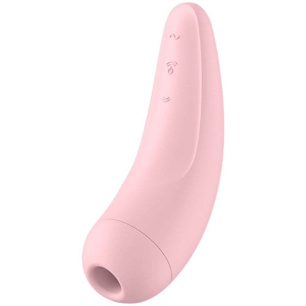 Satisfyer Curvy 2+ App Controlled Rechargeable Clitoral Stimulator Pink