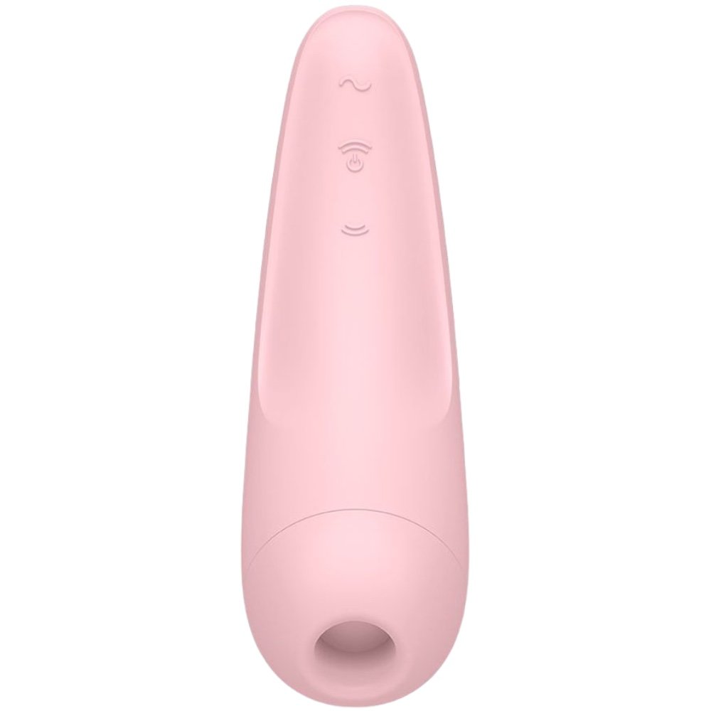 Satisfyer Curvy 2+ App Controlled Rechargeable Clitoral Stimulator Pink