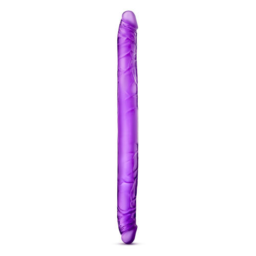 B Yours Flexible Double Dildo Purple 16 Inch