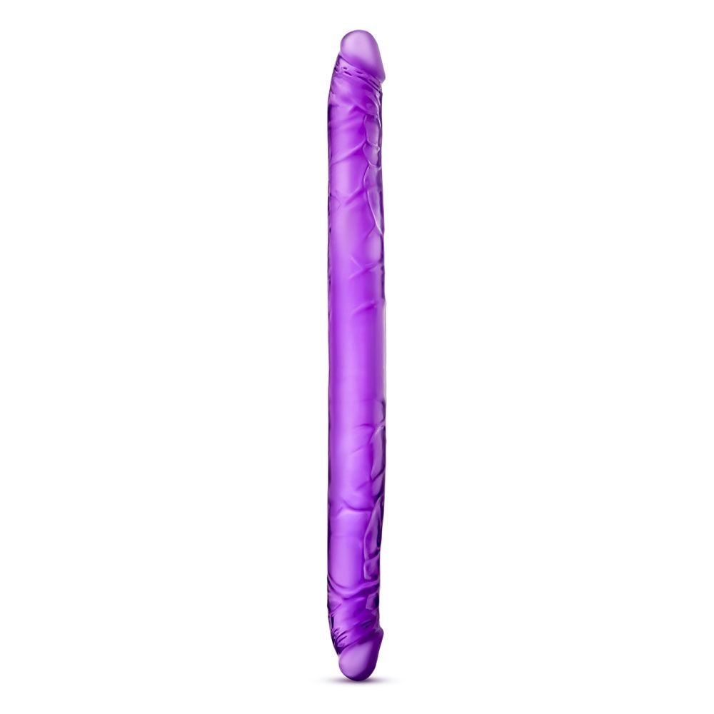 B Yours Flexible Double Dildo Purple 16 Inch
