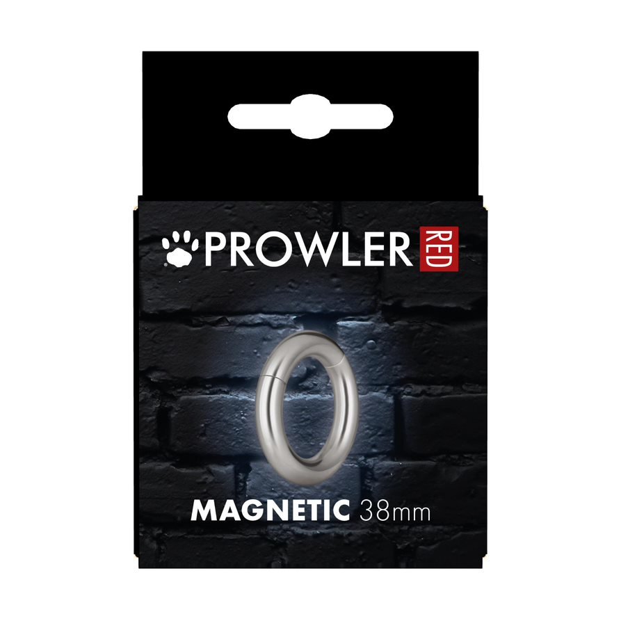 Prowler RED Magnetic Stainless Steel Cock Ring 38mm