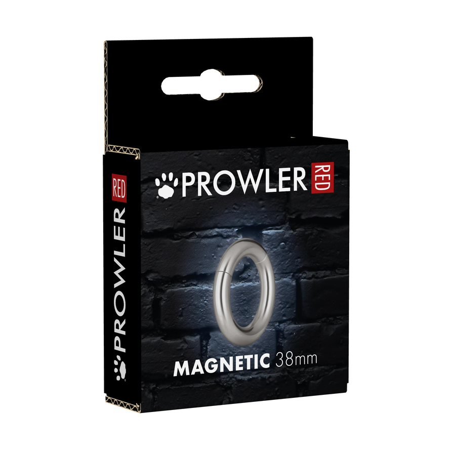 Prowler RED Magnetic Stainless Steel Cock Ring 38mm