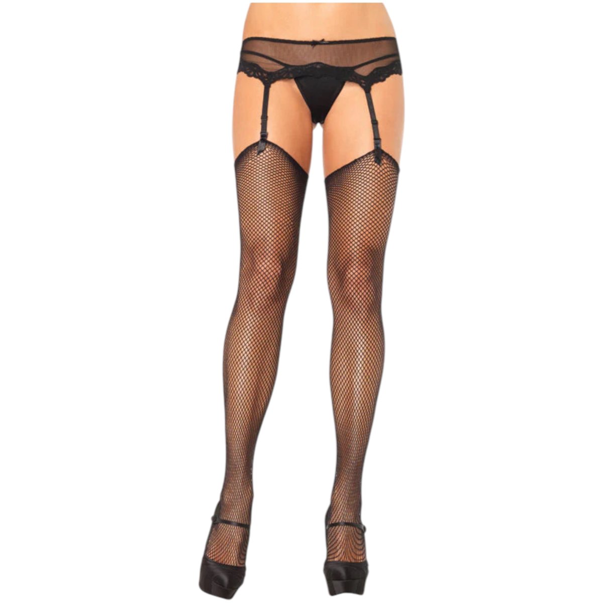 Leg Avenue Fishnet Stockings Black