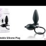 Anal Fantasy 4.25-Inch Silicone Inflatable Butt Plug