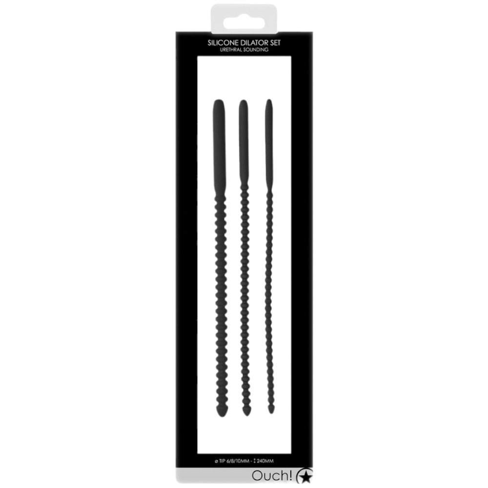Ouch Silicone Urethral Dilator Set (3 Pack)