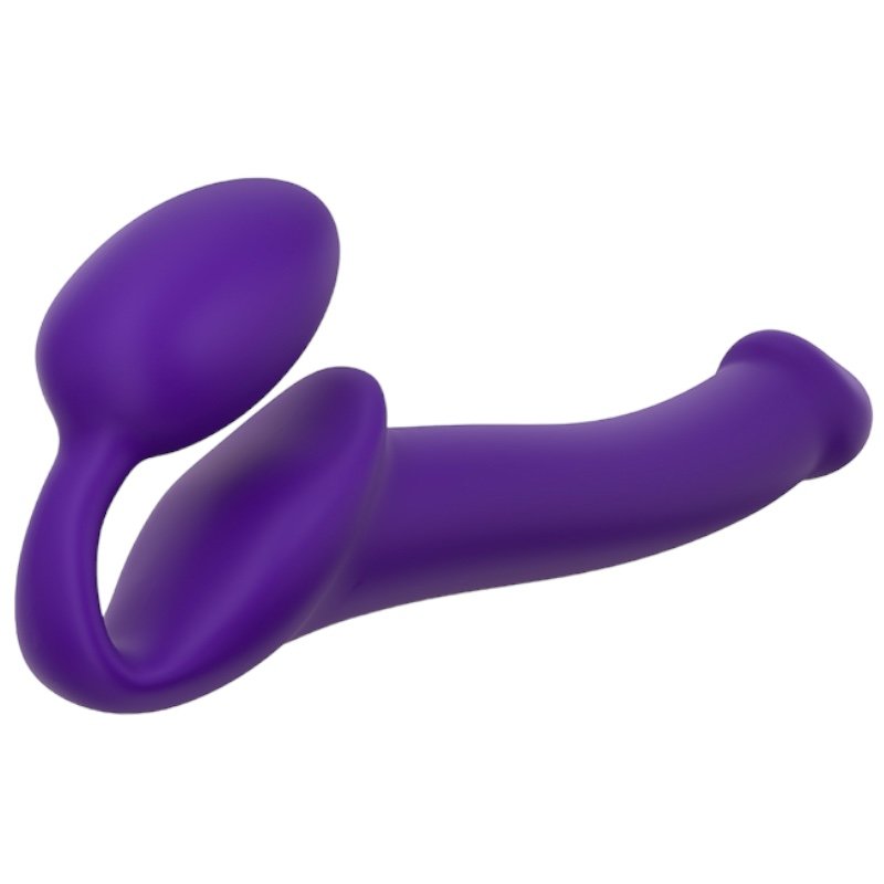 Strap-On-Me Silicone Bendable Strapless Strap-On Purple M