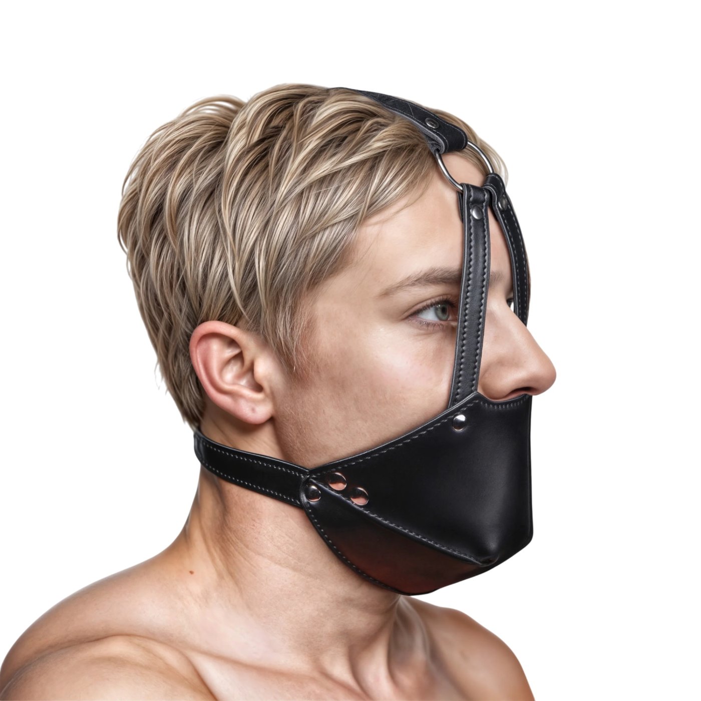 Strict Mouth Harness with Ball Gag