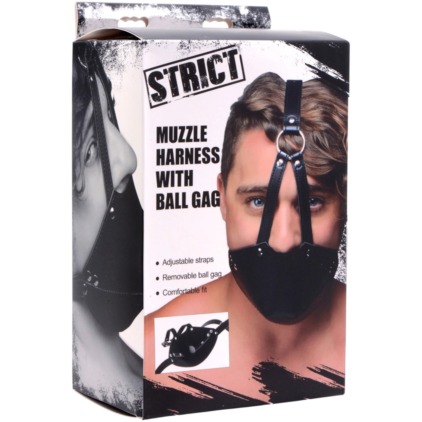 Strict Mouth Harness with Ball Gag