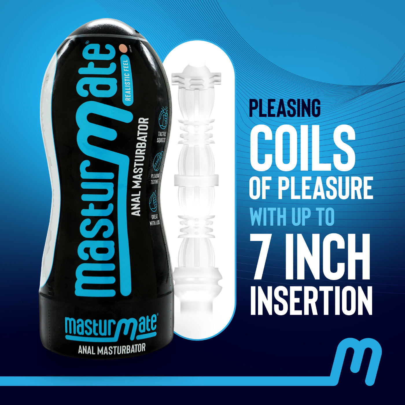 Masturmate Realistic Anal Masturbator Cream