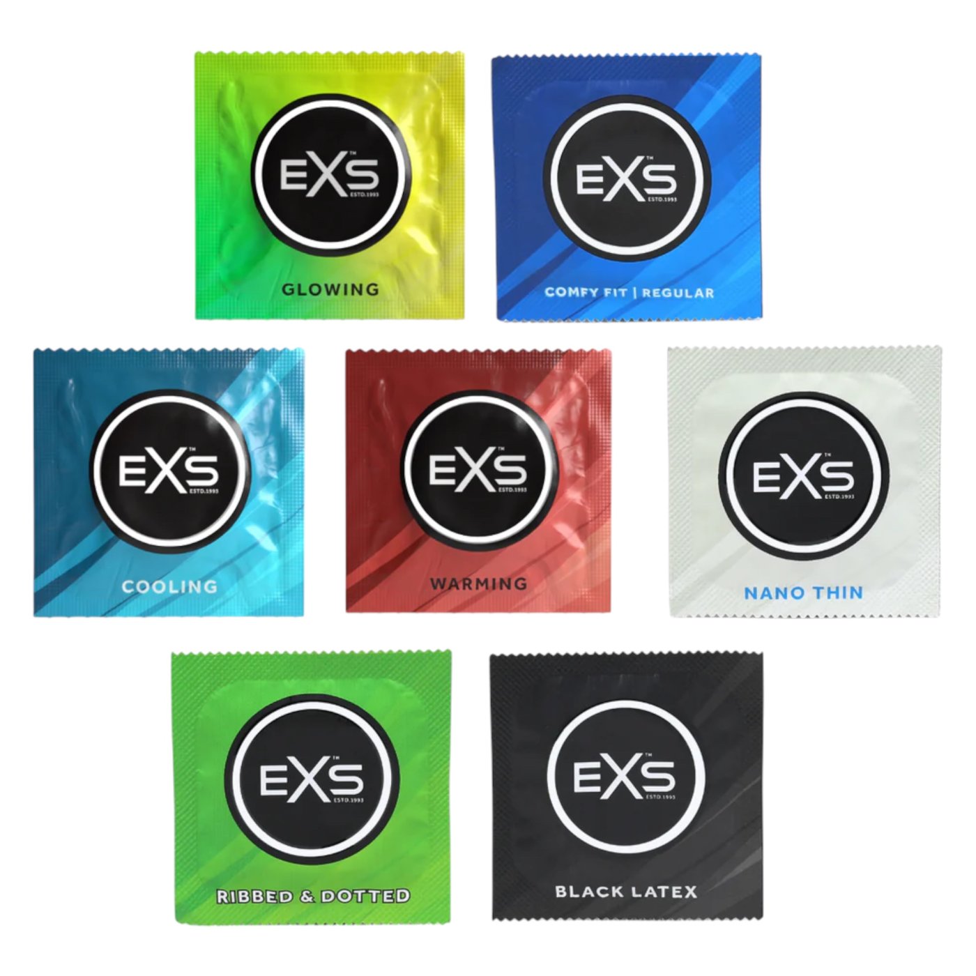 EXS Vegan Condoms Variety Pack 1 48 Pack