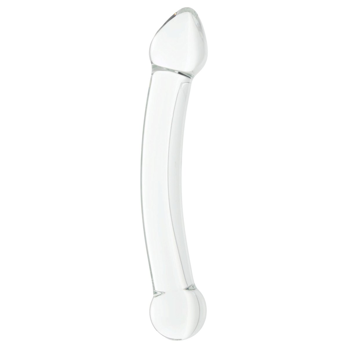 Clarity Celestial Purity Double Ended Glass Dildo 8 Inch Clear