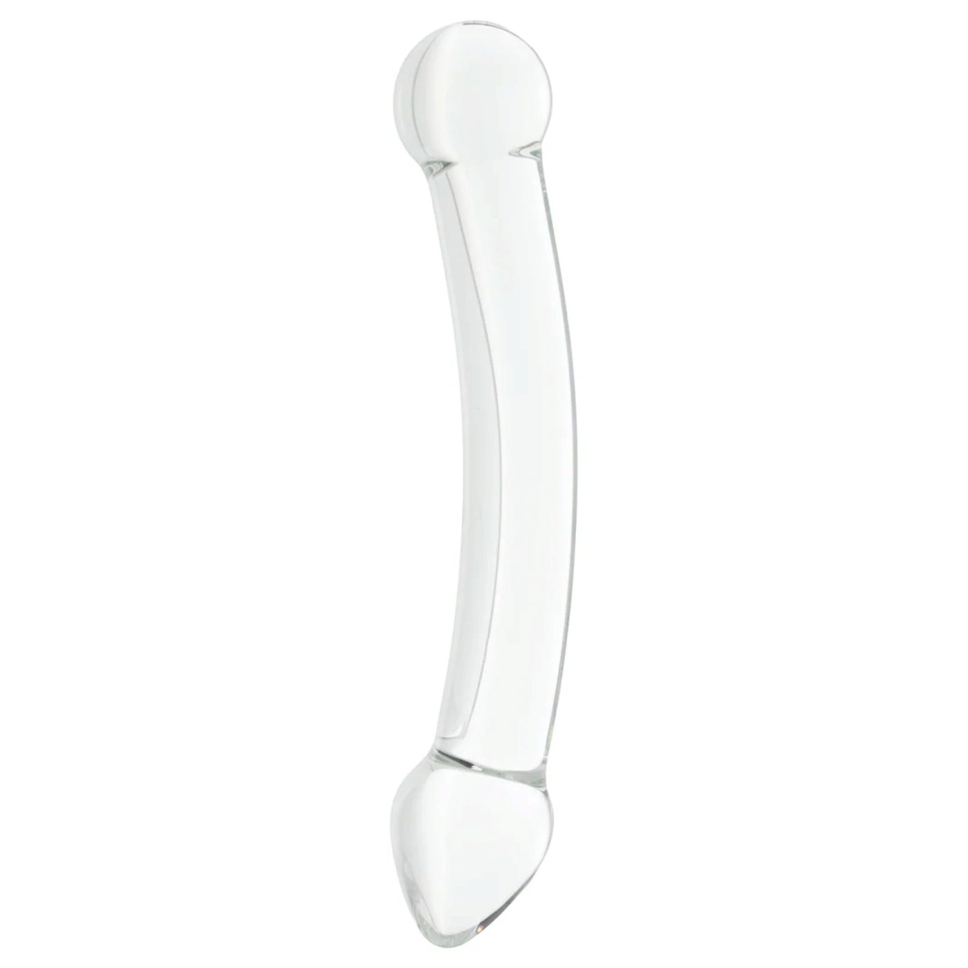 Clarity Celestial Purity Double Ended Glass Dildo 8 Inch