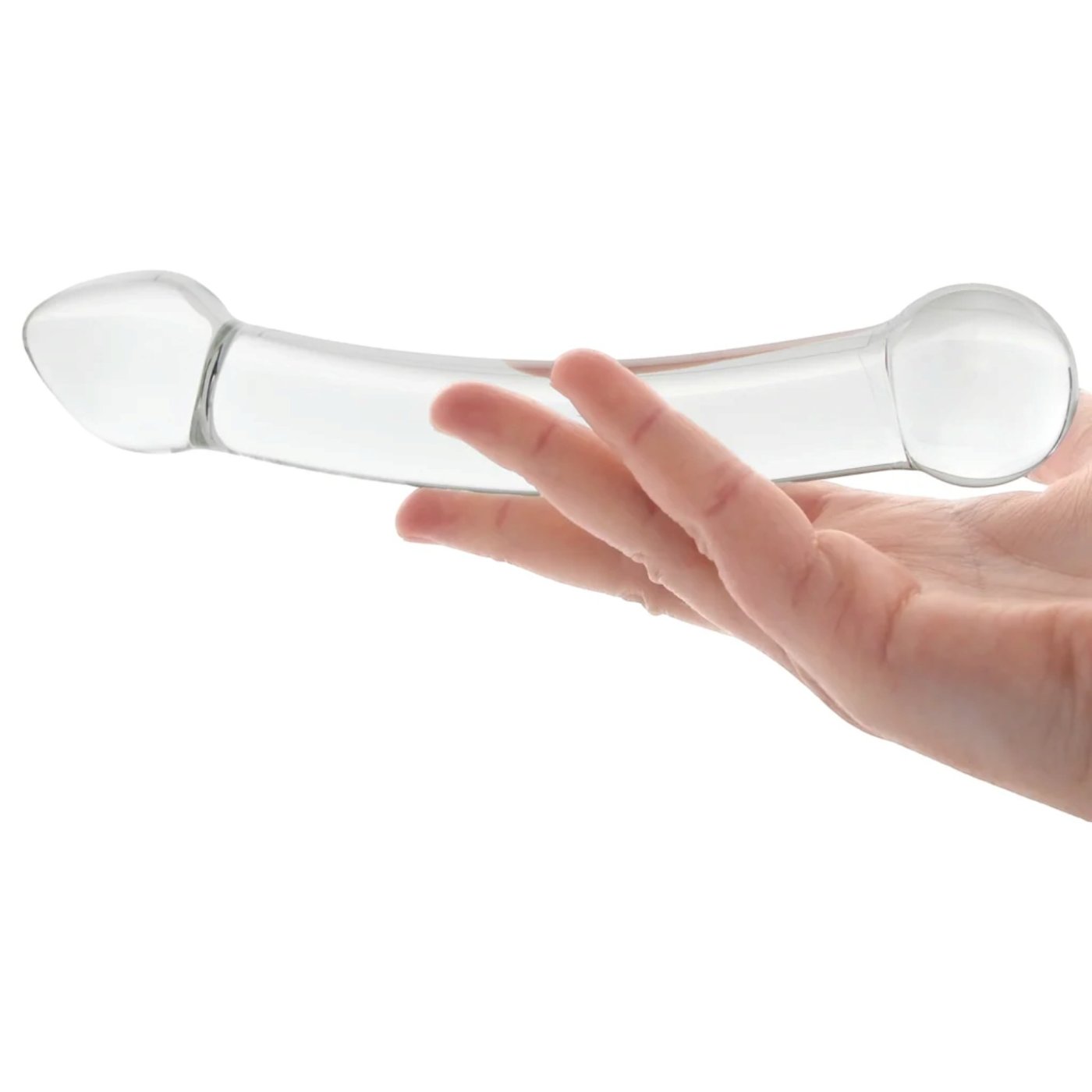 Clarity Celestial Purity Double Ended Glass Dildo 8 Inch
