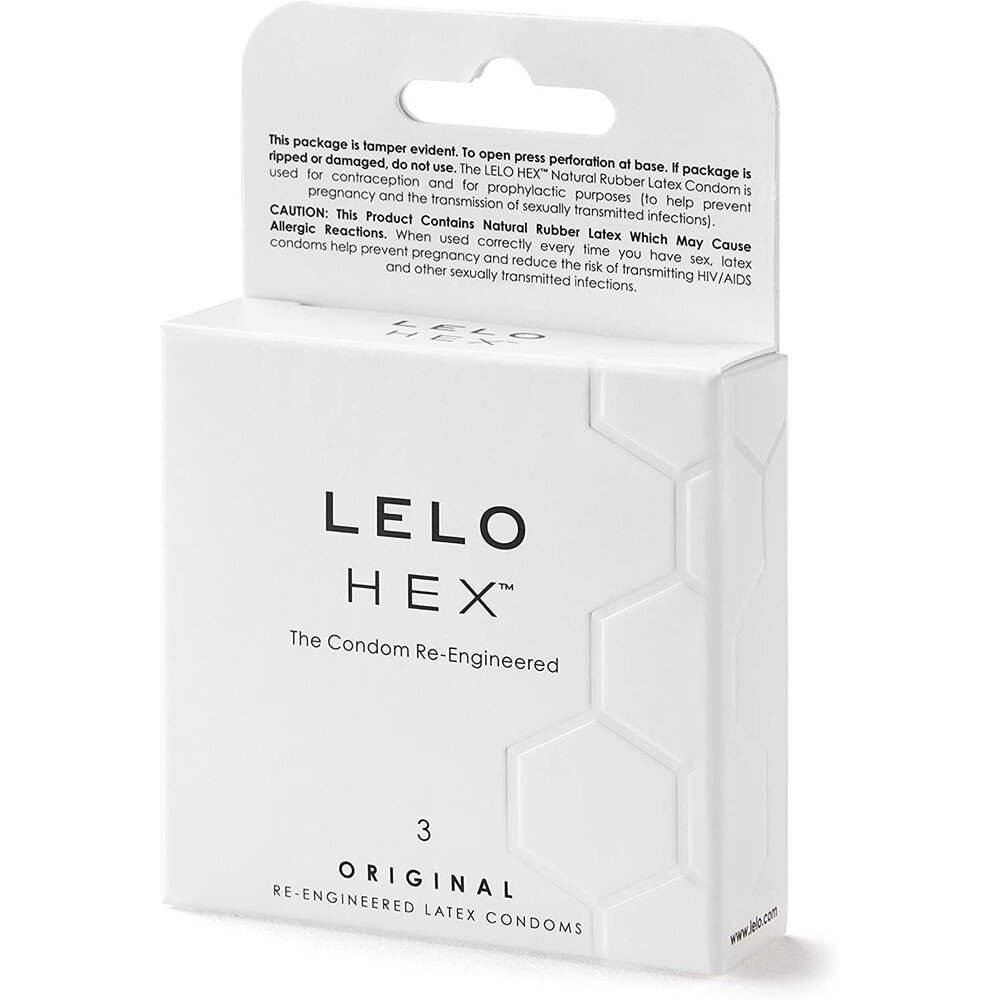 LELO Hex Original Condoms 3 Pack