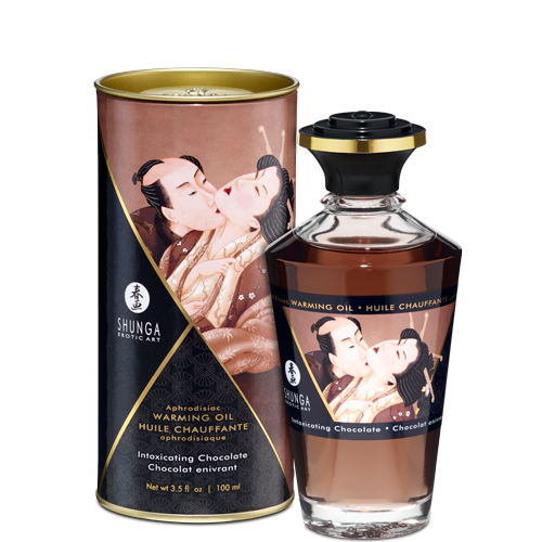 Shunga Warming Aphro Oil - Intoxicating Chocolate Shunga Warming Aphro Oil - Intoxicating Chocolate