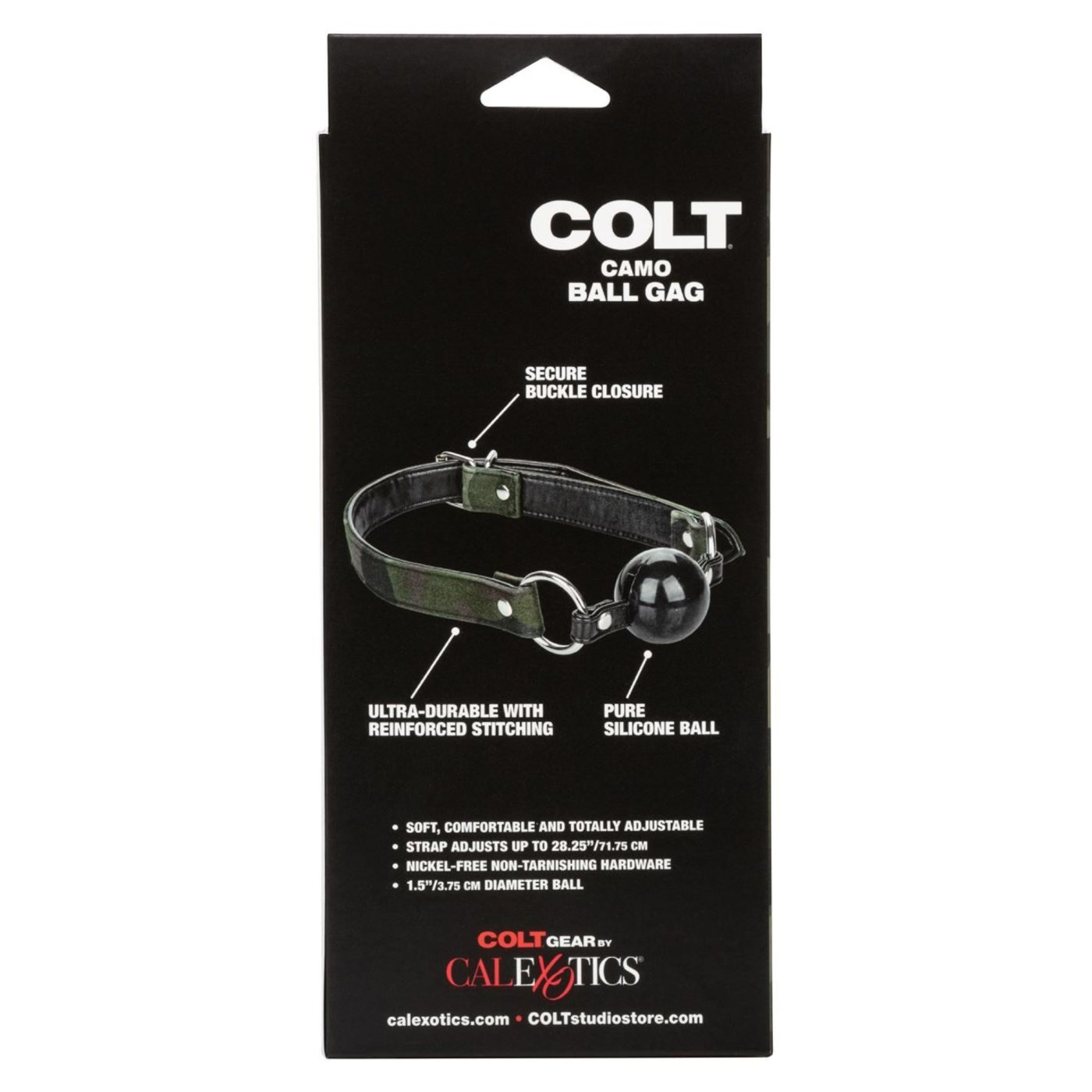 COLT Camo Ball Gag with Adjustable Padded Strap