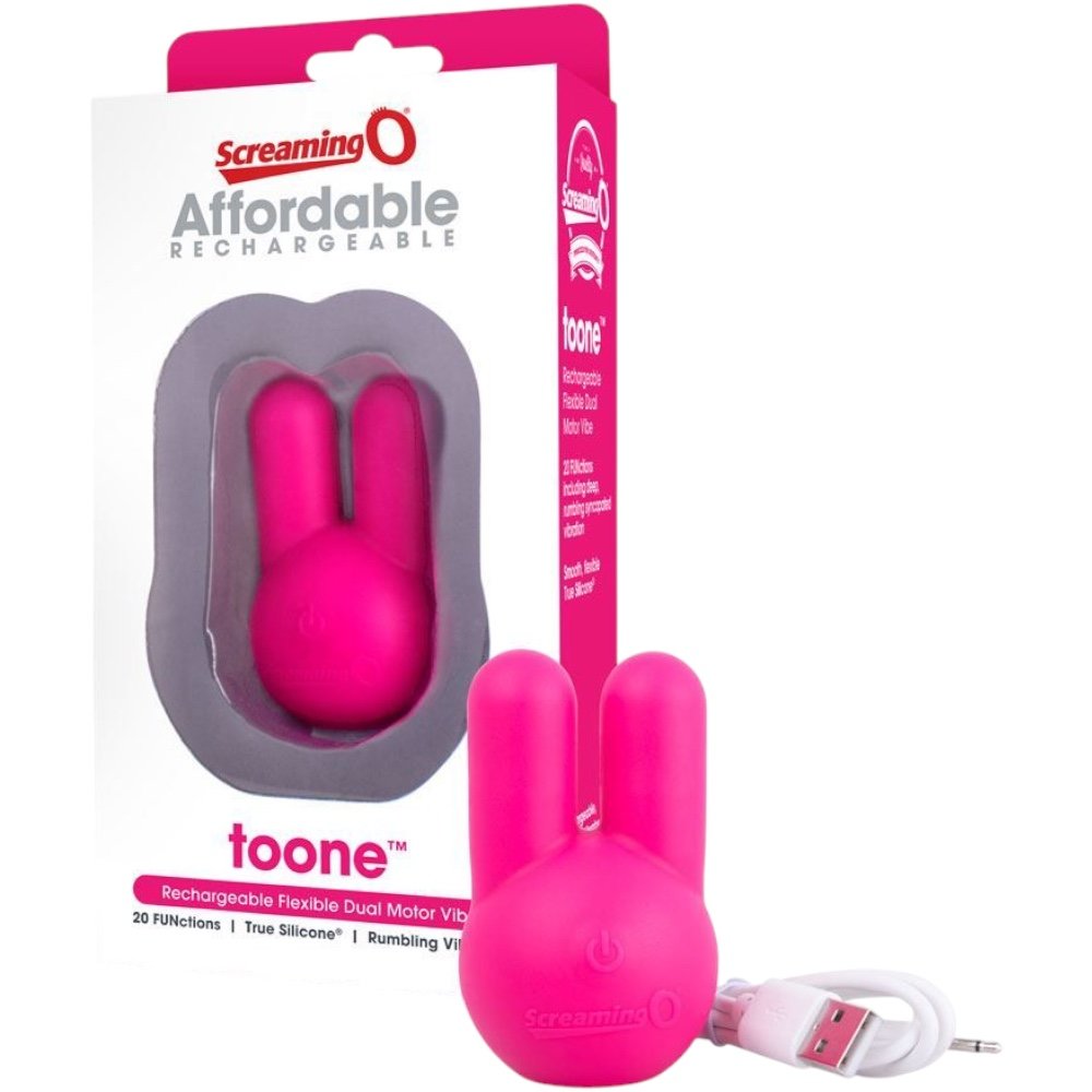 Screaming O Toone Rechargeable Mini Vibe Pink