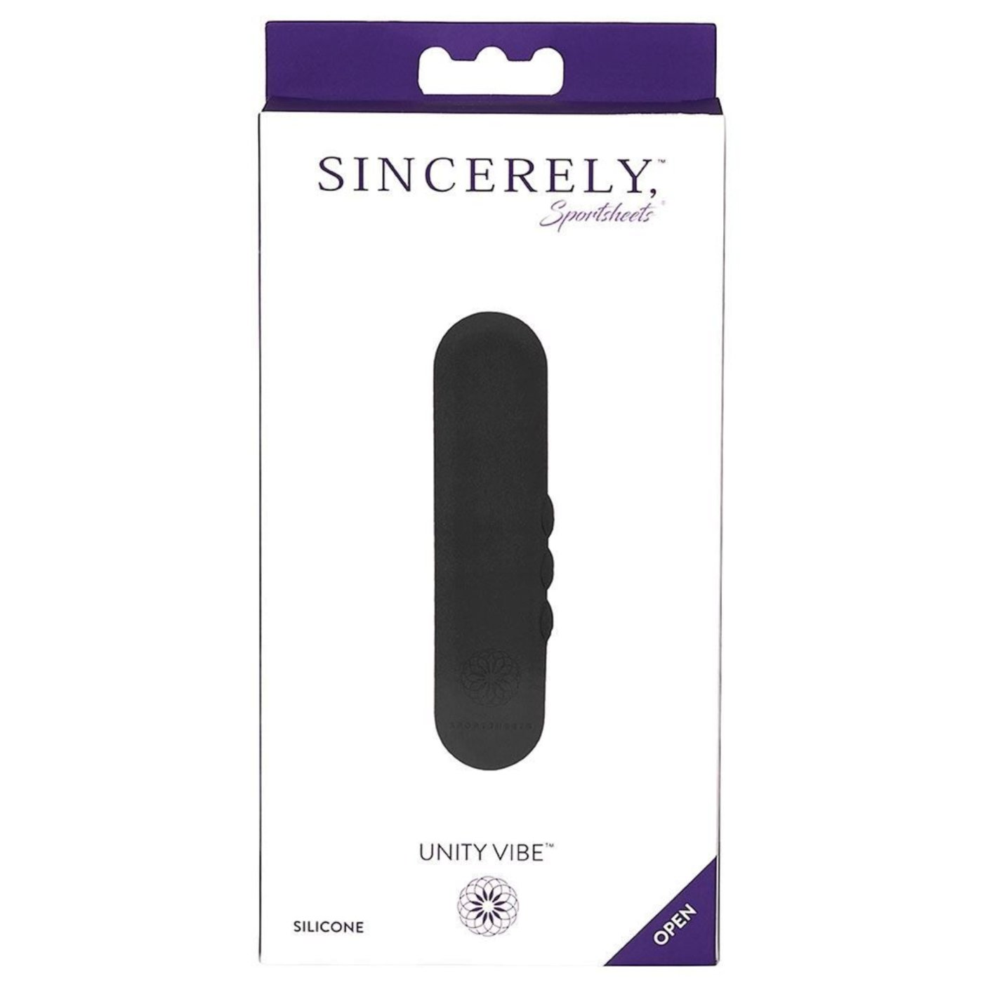 Sportsheets Sincerely Unity Vibe Rechargeable Mini Vibrator Black