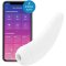 Satisfyer Curvy 2+ App Controlled Rechargeable Clitoral Stimulator White