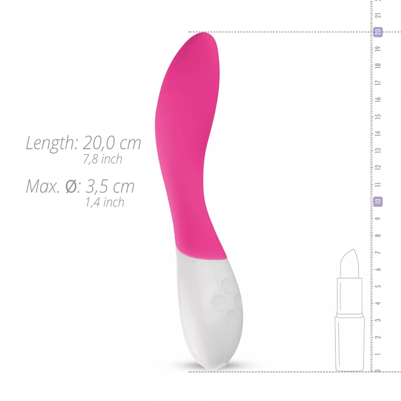 Lelo Mona 2 Rechargeable G-Spot Vibrator Cerise