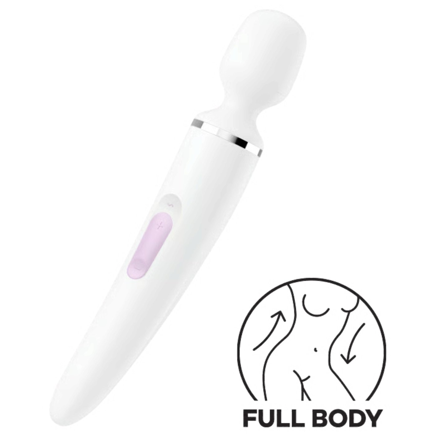 Satisfyer Wand-er Woman Rechargeable Wand Vibrator White