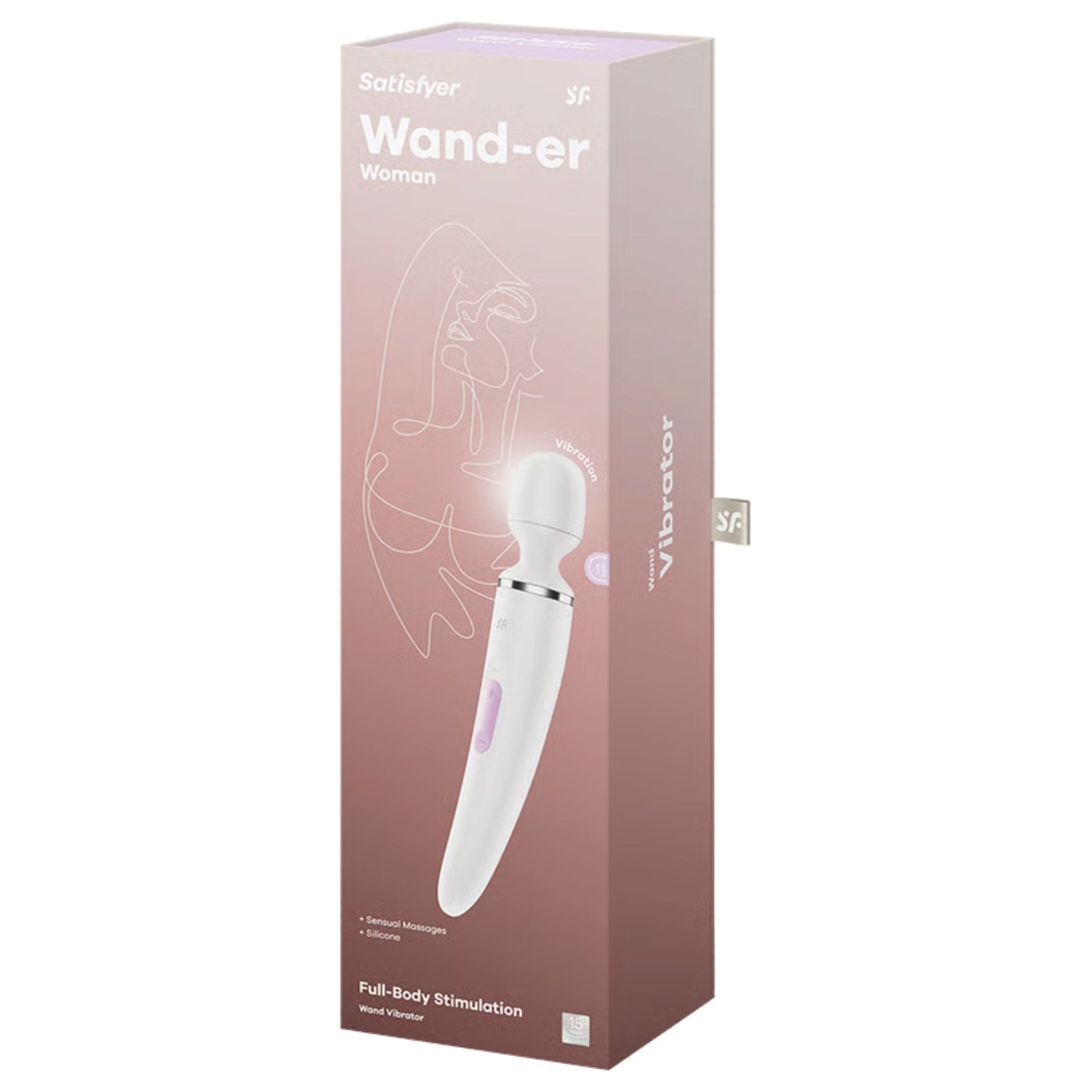 Satisfyer Wand-er Woman Rechargeable Wand Vibrator White